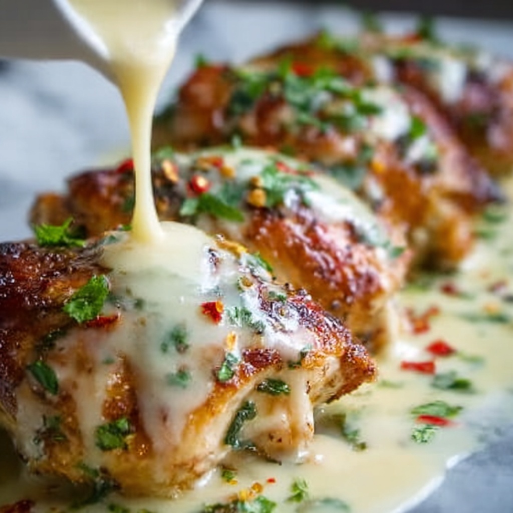 Mexican Chicken with Cheddar Green Chile Cheese Sauce Recipe - Recipe Image