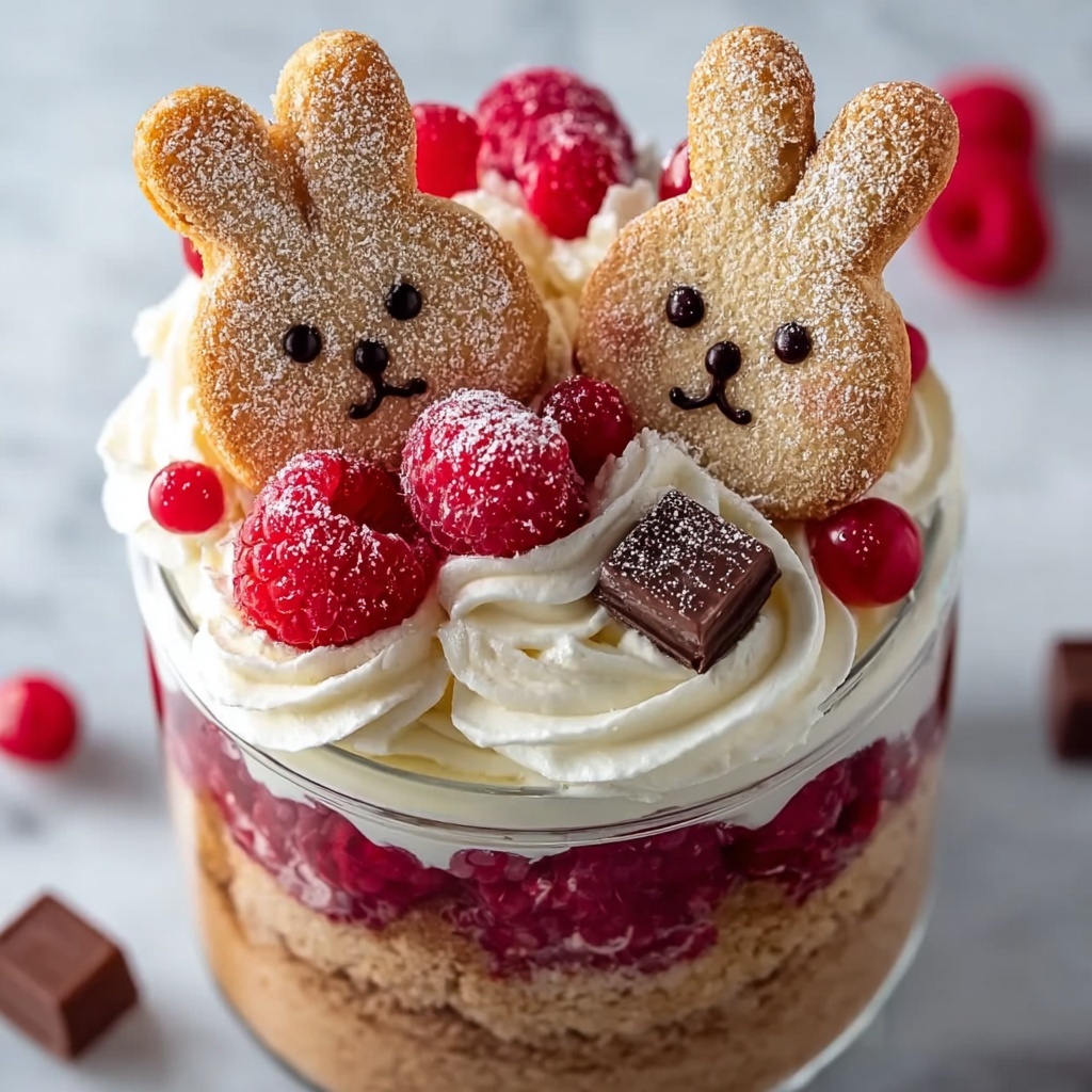 Little Bunny Strawberry Shortcake Trifle Recipe - Recipe Image
