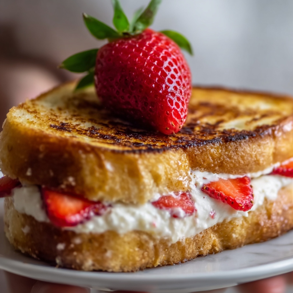Fried Strawberry Cheesecake Sandwiches Recipe - Recipe Image