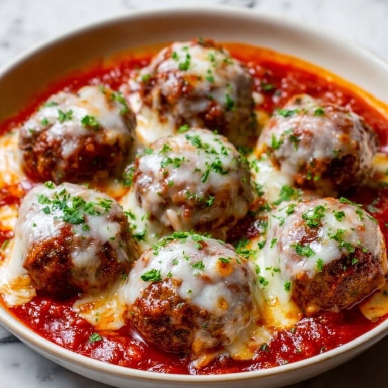 Meatballs Parmesan Casserole Recipe