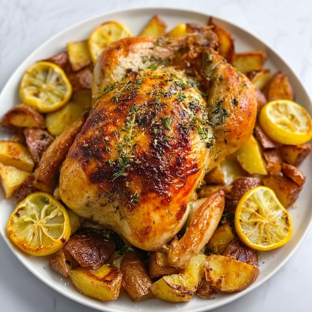 Instant Pot Whole Chicken with Herbs and Optional Crispy Skin Recipe - Recipe Image