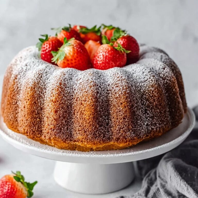 Strawberry Cheesecake Bundt Cake Recipe