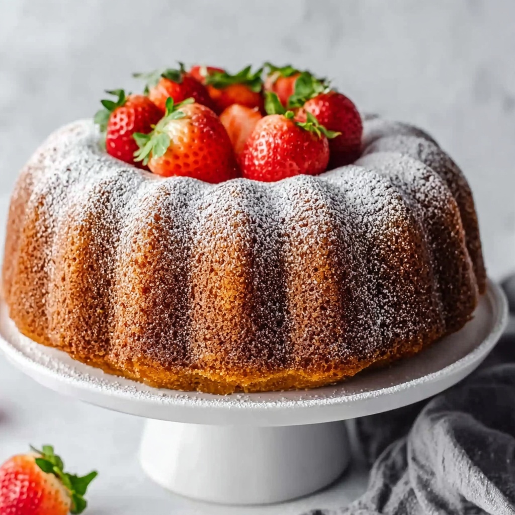 Strawberry Cheesecake Bundt Cake Recipe - Recipe Image