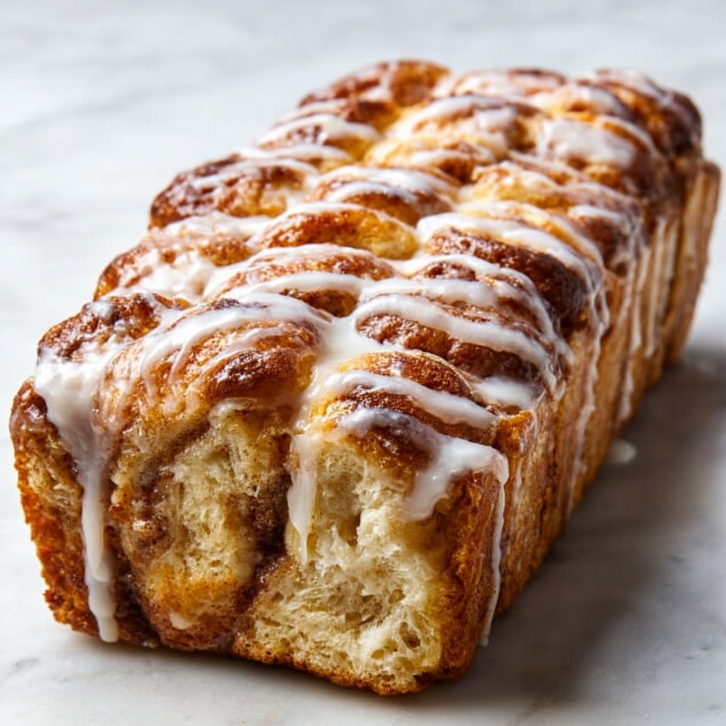 Cinnamon Pull-Apart Bread with Glaze Recipe - Recipe Image