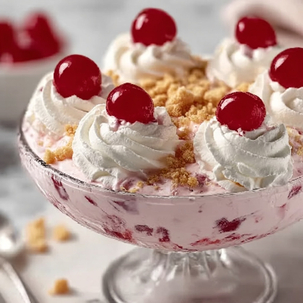 Cherry Cheesecake Fluff Recipe - Recipe Image