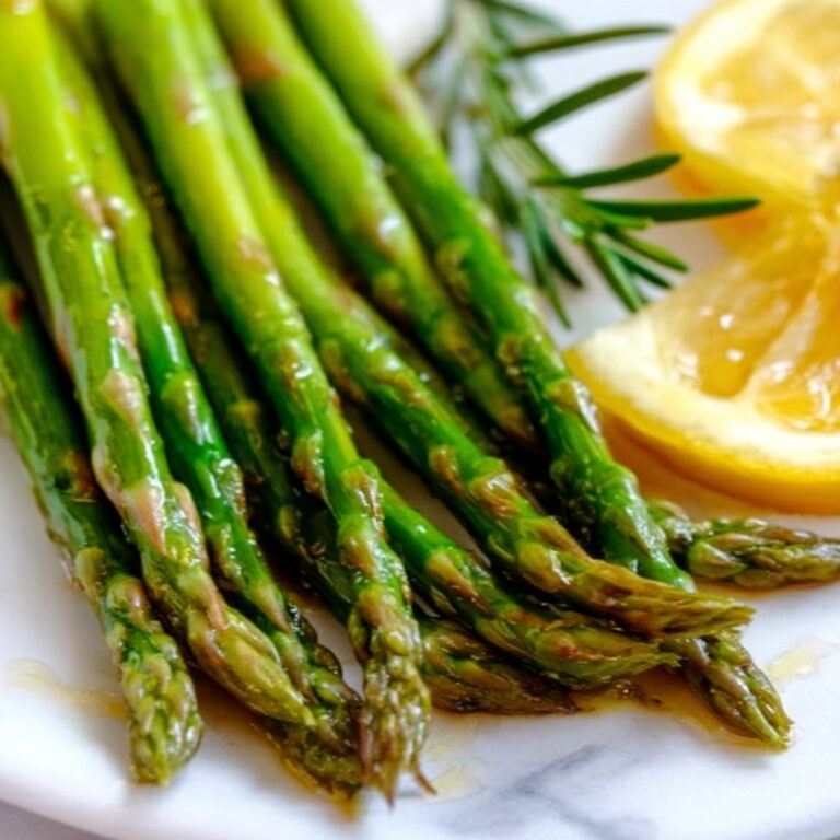 Lemon Asparagus with Rosemary and Garlic Recipe