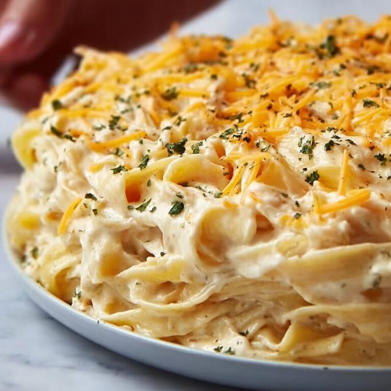 Cheesy Chicken Noodle Casserole Recipe