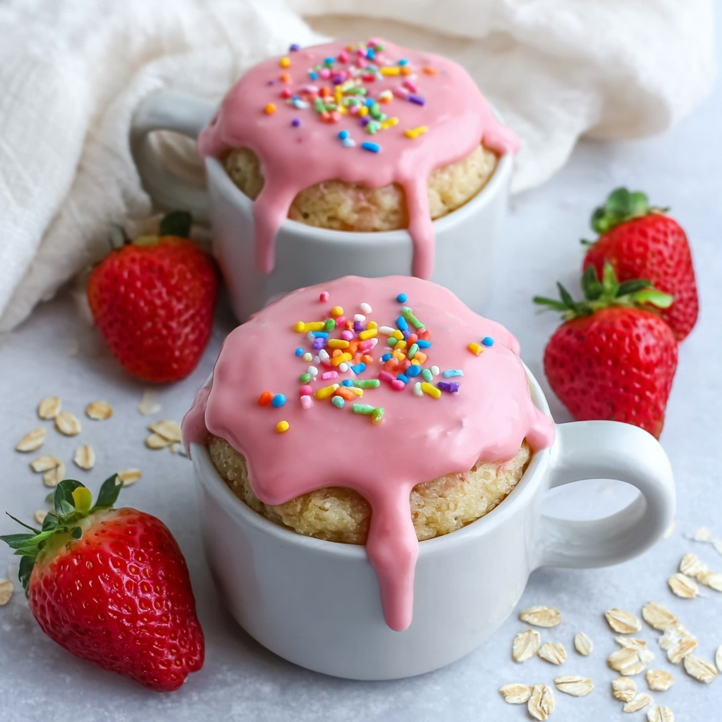 Strawberry Pop-Tart Protein Baked Oats Recipe - Recipe Image