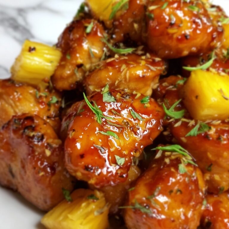 Sticky Pineapple Chicken Recipe