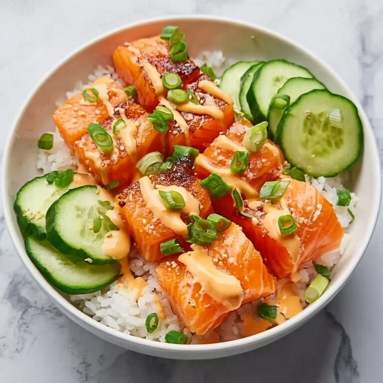Spicy Salmon Rice Bowl Recipe
