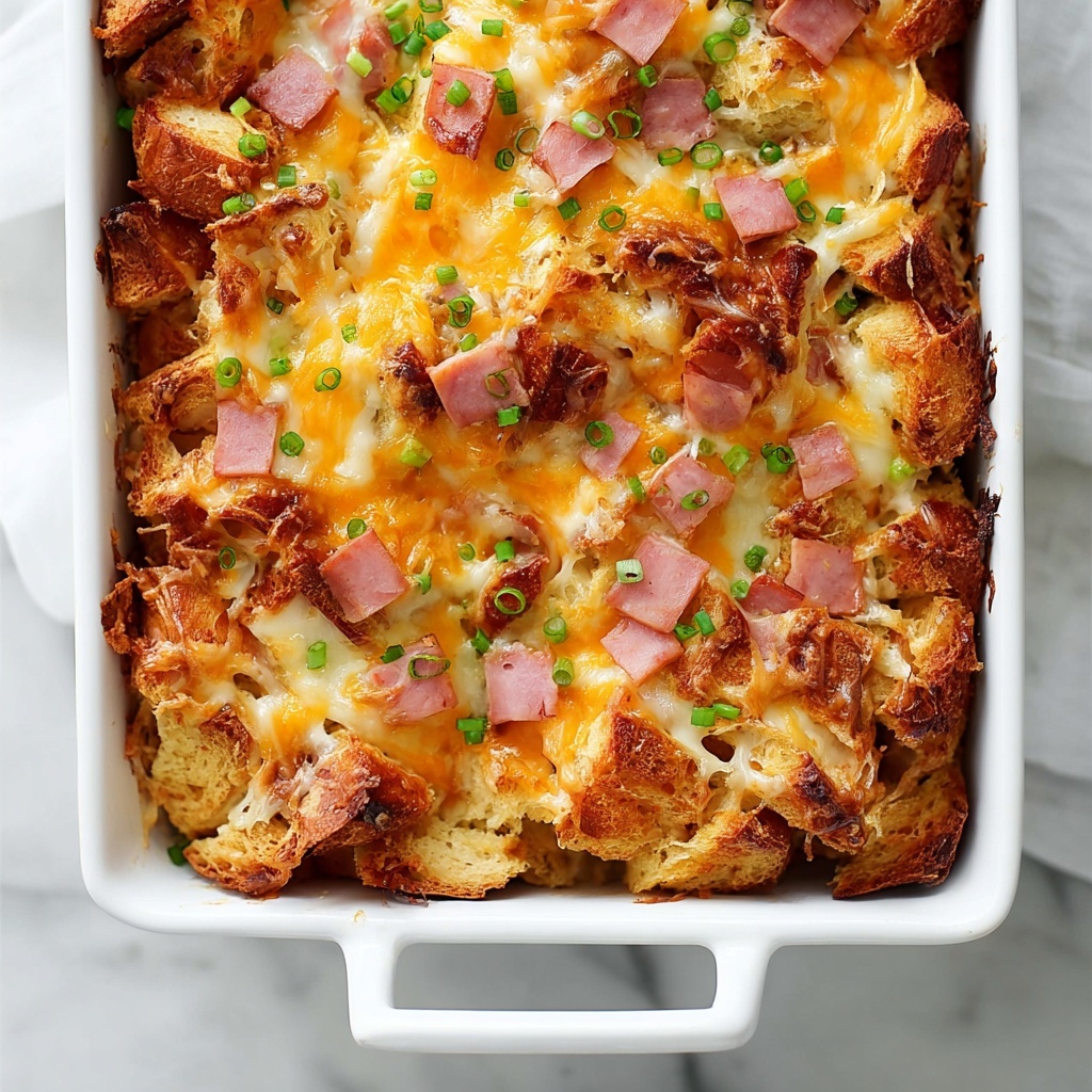 Bacon, Egg and Cheese Croissant Bake Recipe - Recipe Image