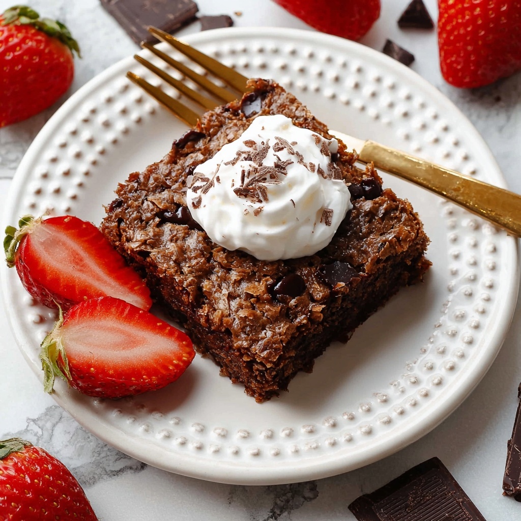 Chocolate Baked Oats Recipe - Recipe Image