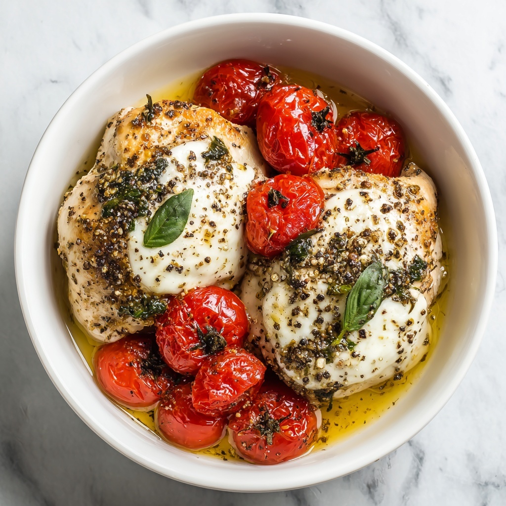 Cheesy Caprese-Stuffed Chicken for an Easy Dinner Treat Recipe - Recipe Image