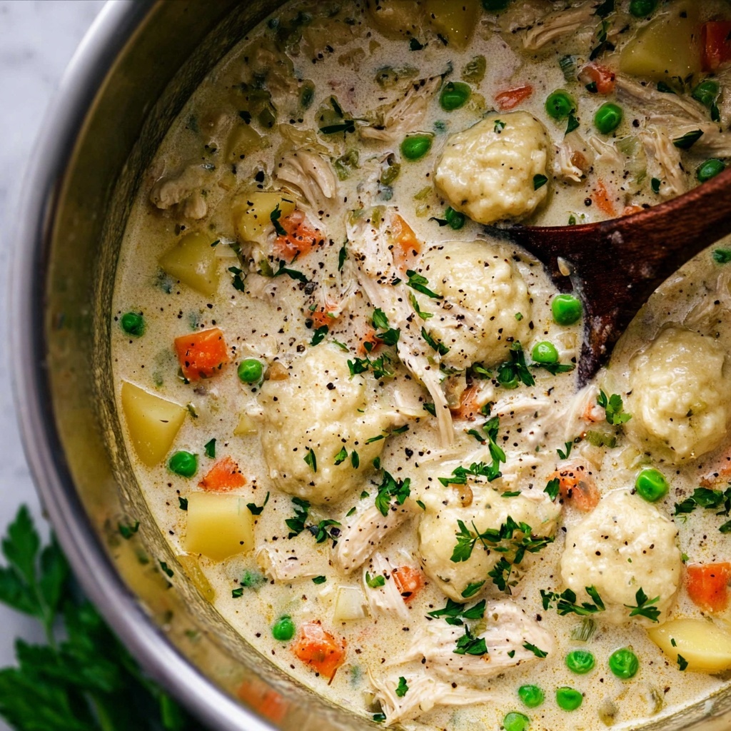 Instant Pot Chicken and Dumplings Recipe - Recipe Image