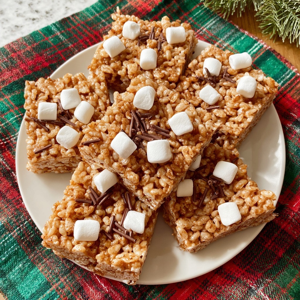 Hot Chocolate Rice Krispie Treats Recipe - Recipe Image