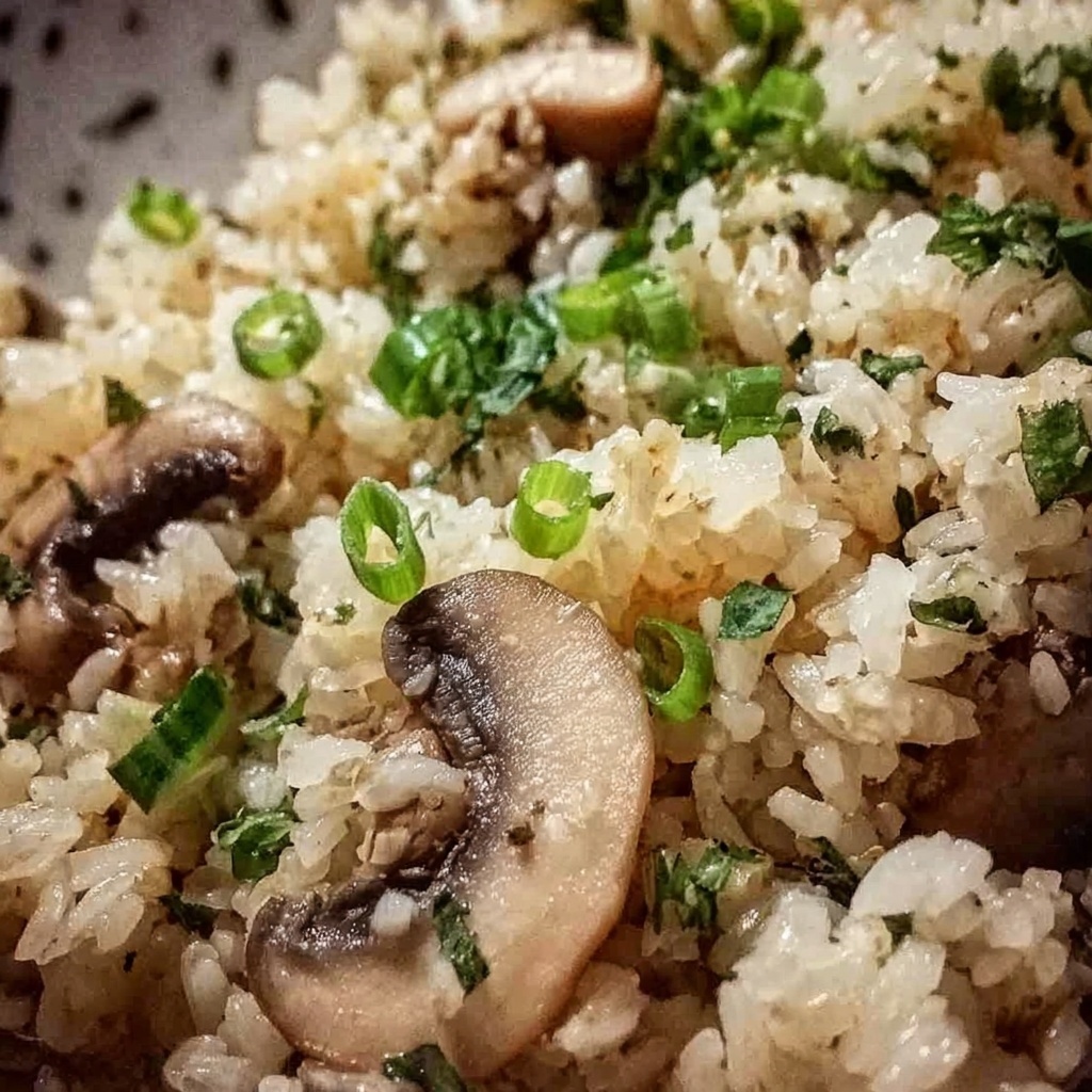 Mushroom Rice Recipe - Recipe Image