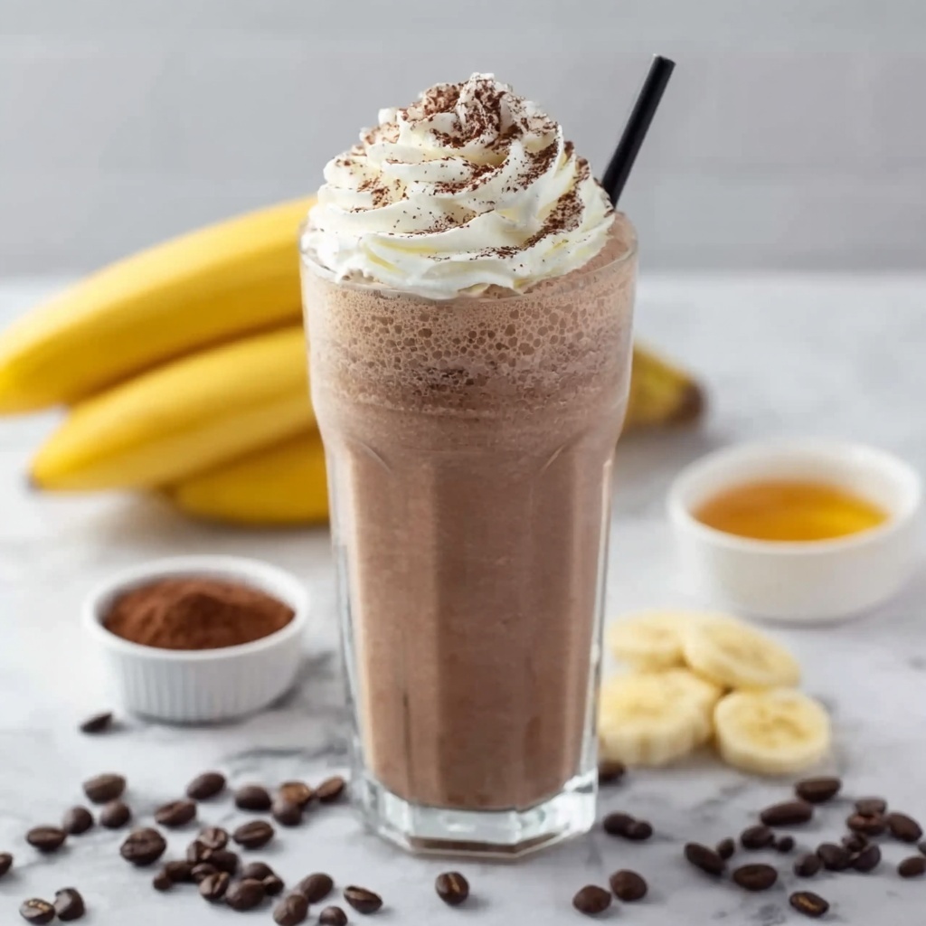 Coffee Banana Cacao Smoothie Recipe - Recipe Image
