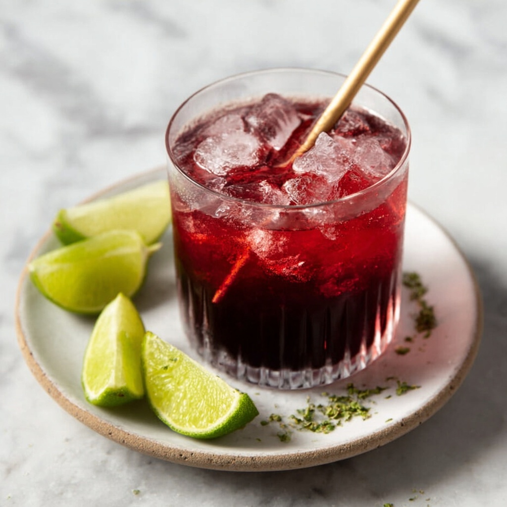 Midnight Tart Cherry Mocktail Recipe - Recipe Image