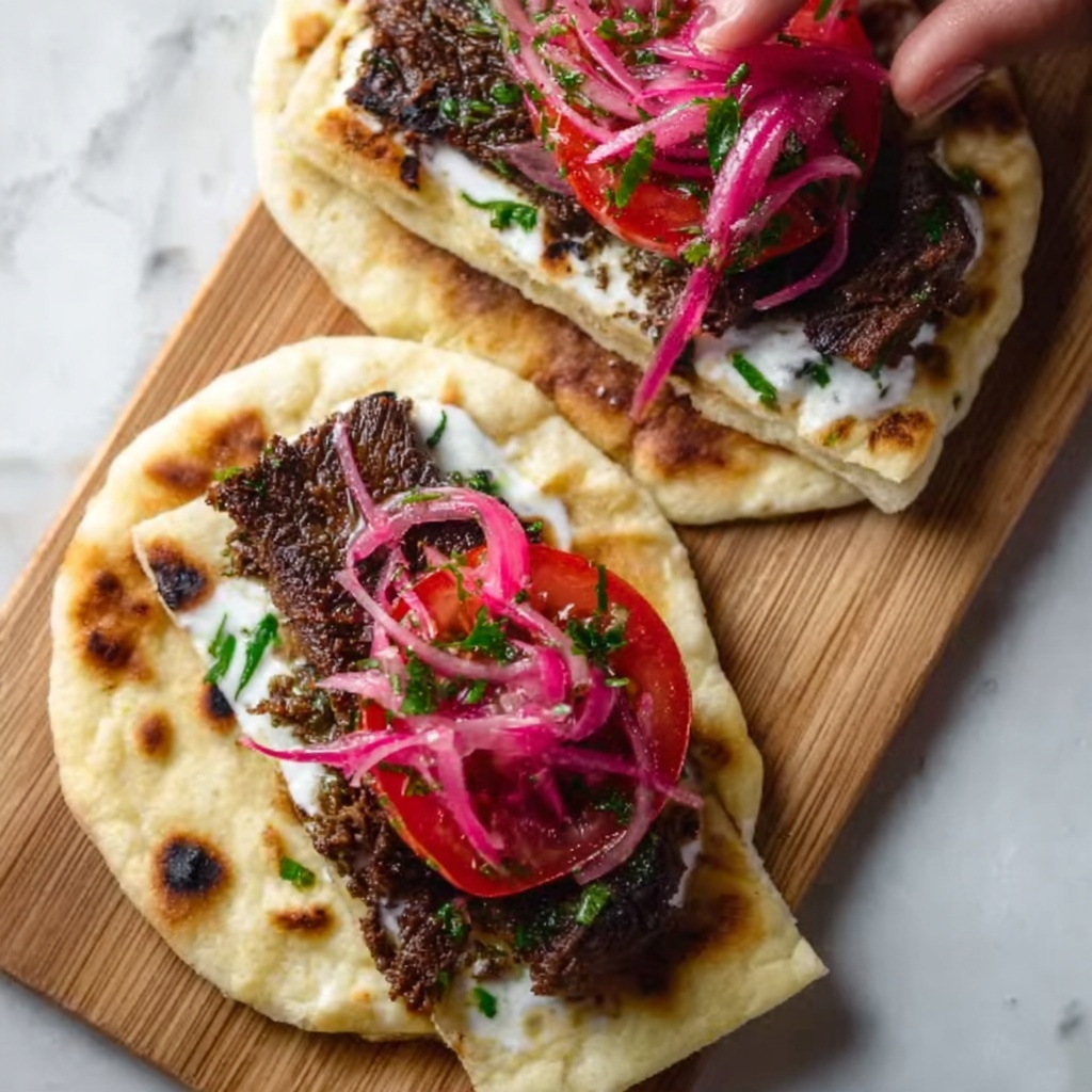 Juicy Oven-Baked Kebabs with Sumac Onions and Garlic Yogurt Recipe - Recipe Image