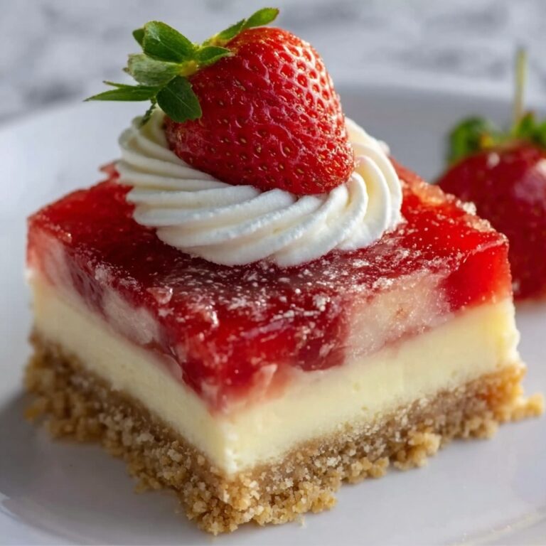 Heavenly Strawberry Shortcake Cheesecake Bars Recipe