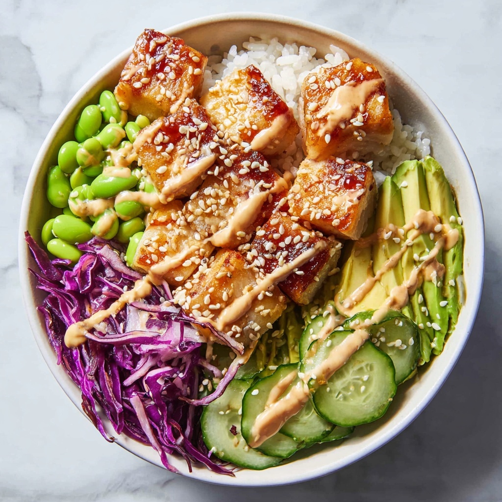 Crispy Salmon Rice Bowls with Ginger Scallion Rice and Spicy Mayo Recipe - Recipe Image