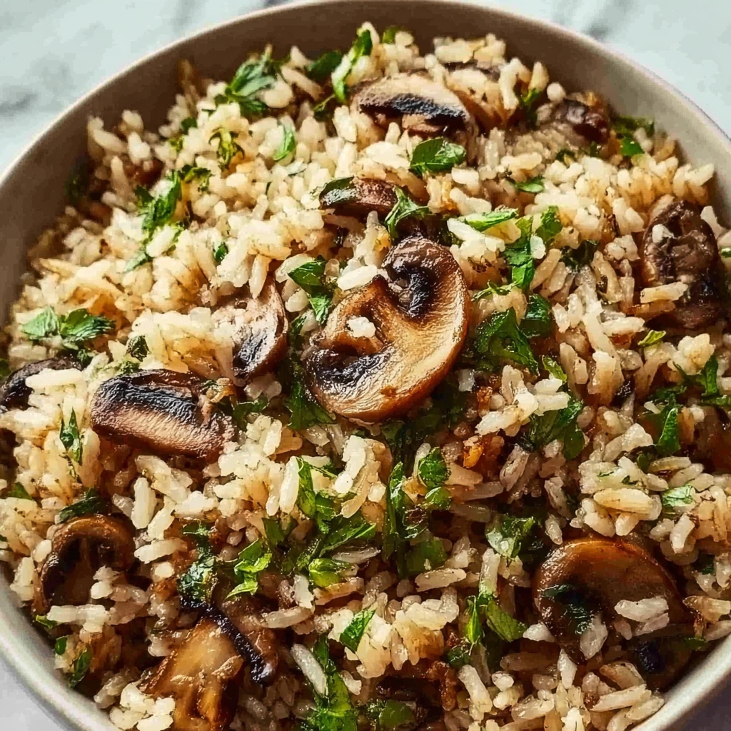 Creamy Mushroom Rice Recipe - Recipe Image