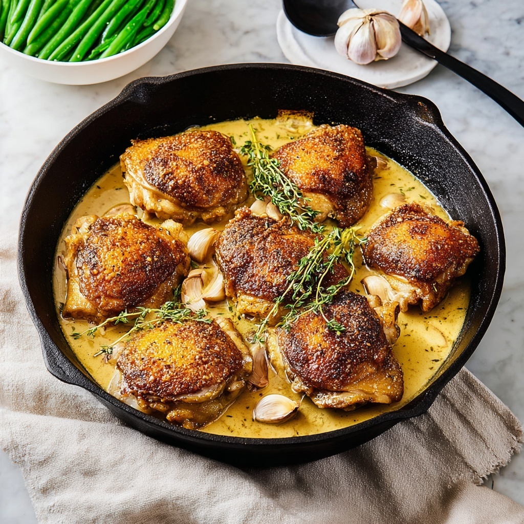 30 Cloves Garlic Chicken Recipe - Recipe Image