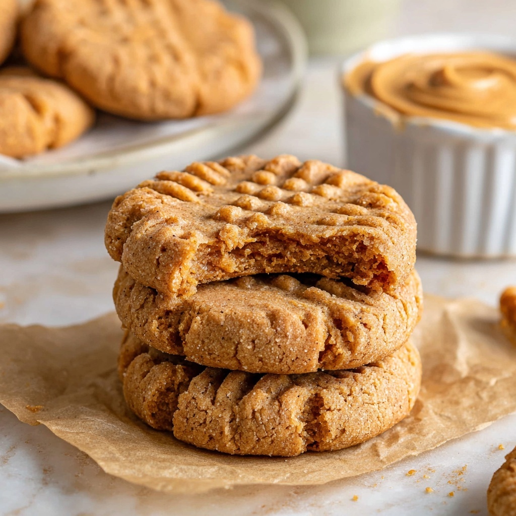3 Ingredient Peanut Butter Cookies Recipe - Recipe Image