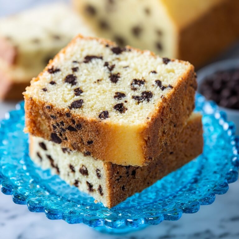 The BEST Chocolate Chip Pound Cake Recipe
