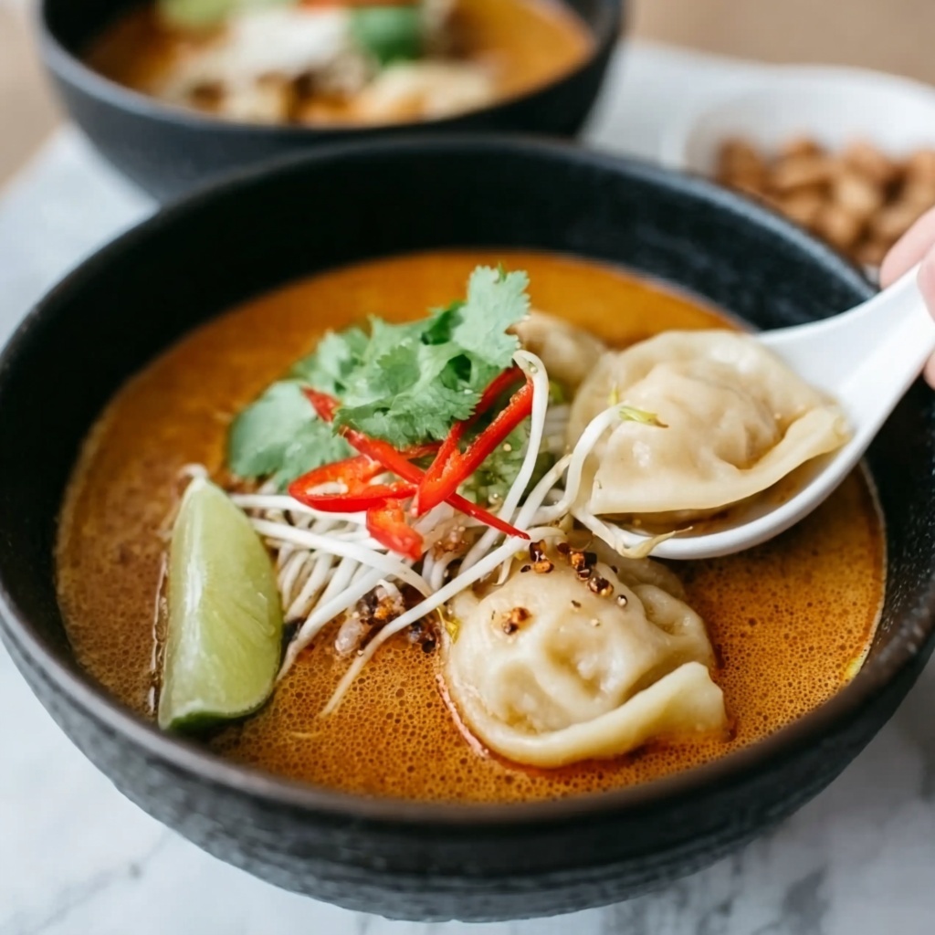 Quick Dumpling Laksa Recipe - Recipe Image