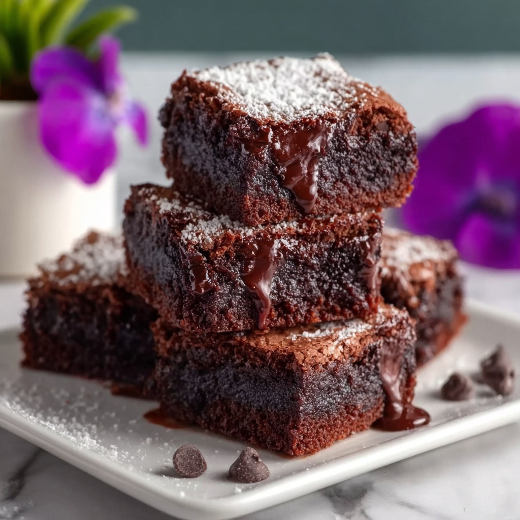 Homemade Keto Cottage Cheese Brownies Recipe - Recipe Image
