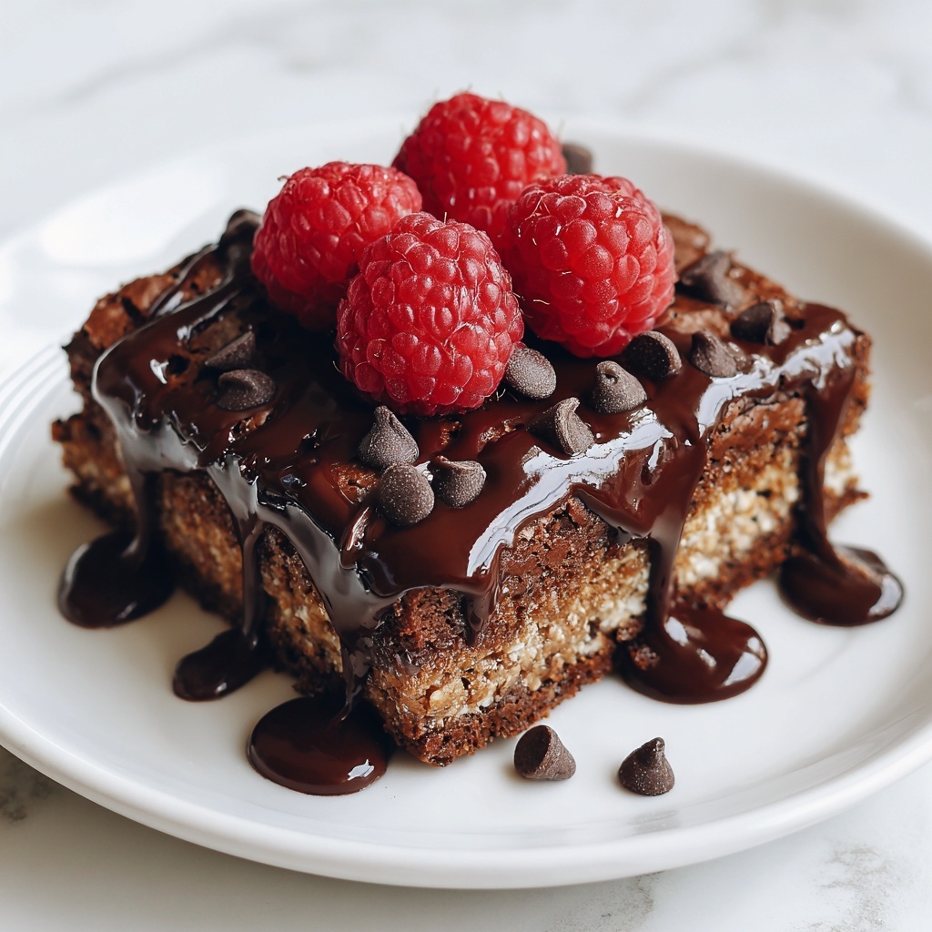 Fudgy Chocolate Baked Oats Recipe - Recipe Image