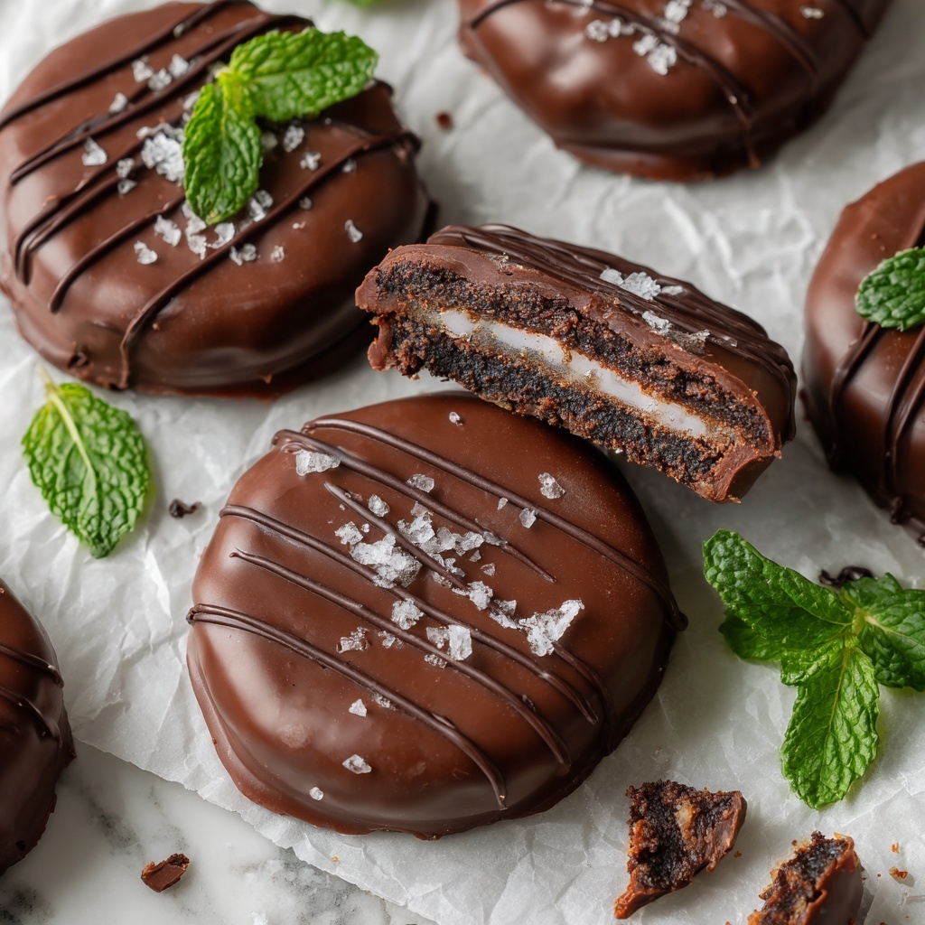 5-Ingredient Thin Mint Cookie Truffles Recipe - Recipe Image