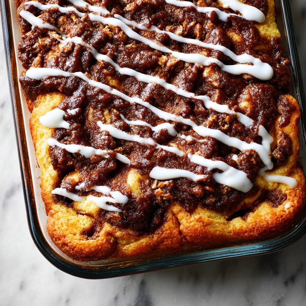 Banana Cinnamon Roll Cake Recipe - Recipe Image