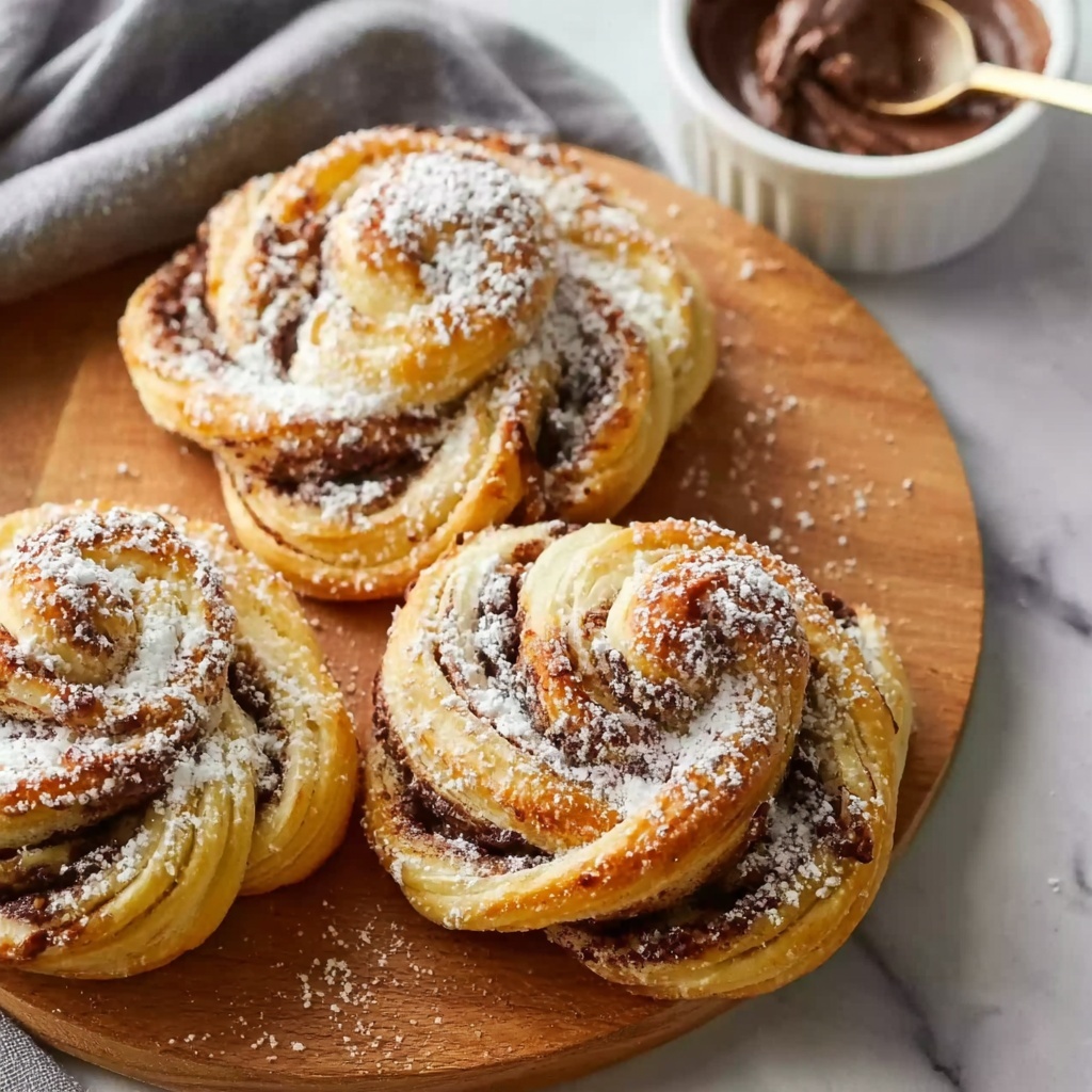 Nutella Puff Pastries Recipe - Recipe Image