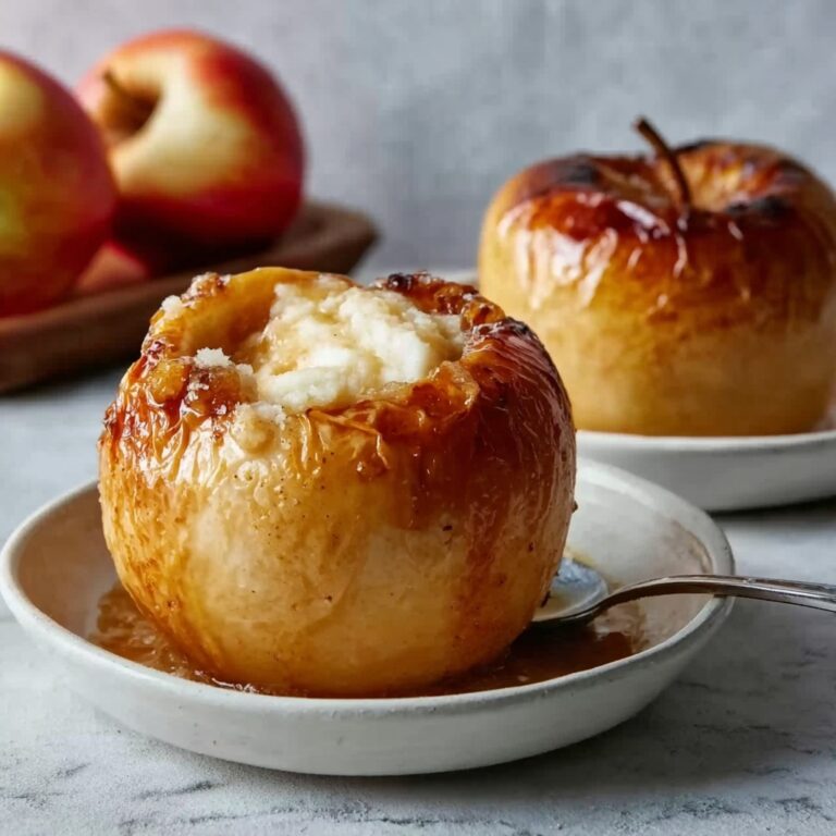 Almond Butter Baked Apples Recipe
