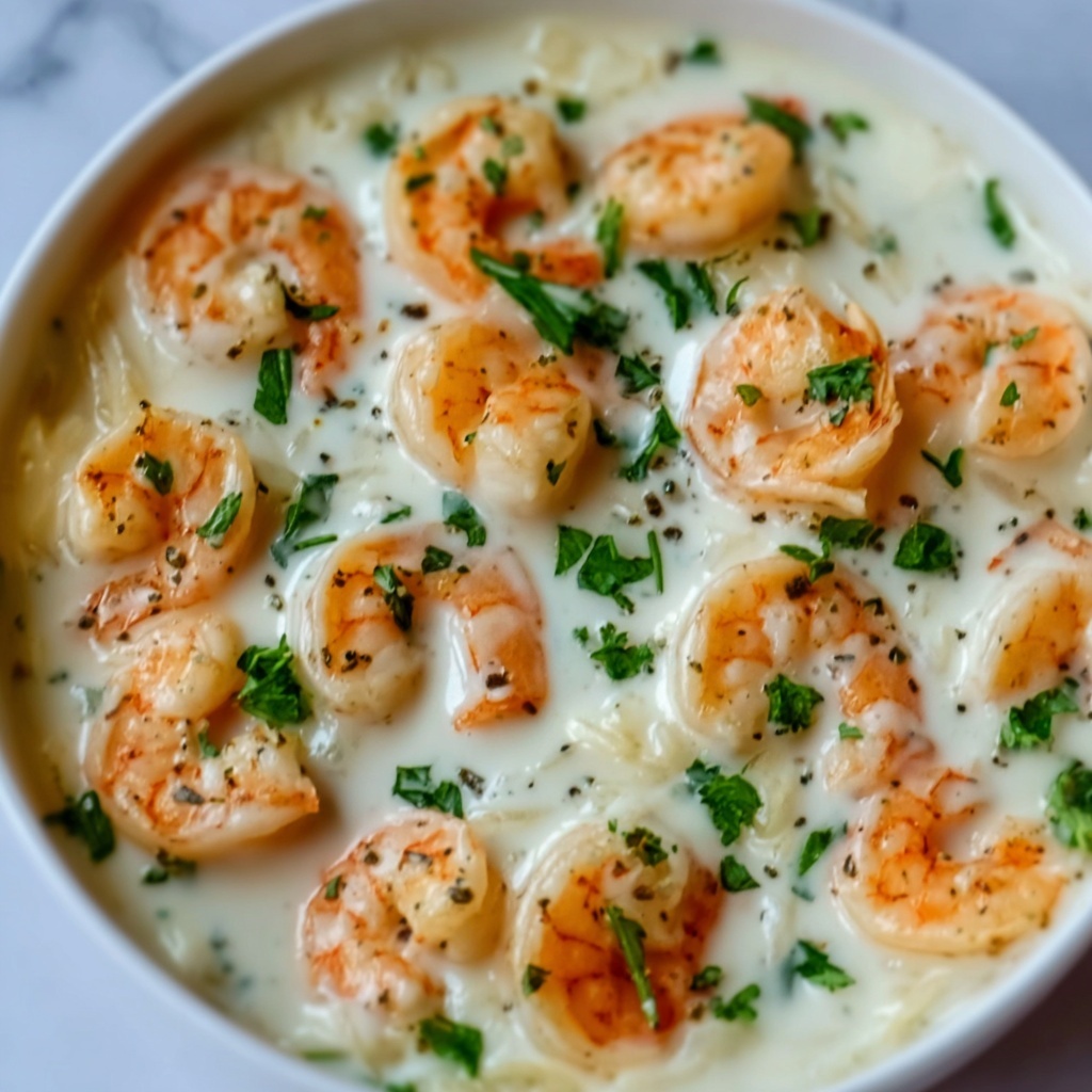 Shrimp Fettuccine Alfredo Recipe - Recipe Image