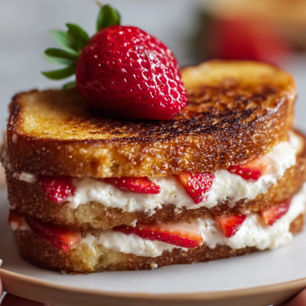 Fried Strawberry Cheesecake Sandwiches Recipe - Recipe Image