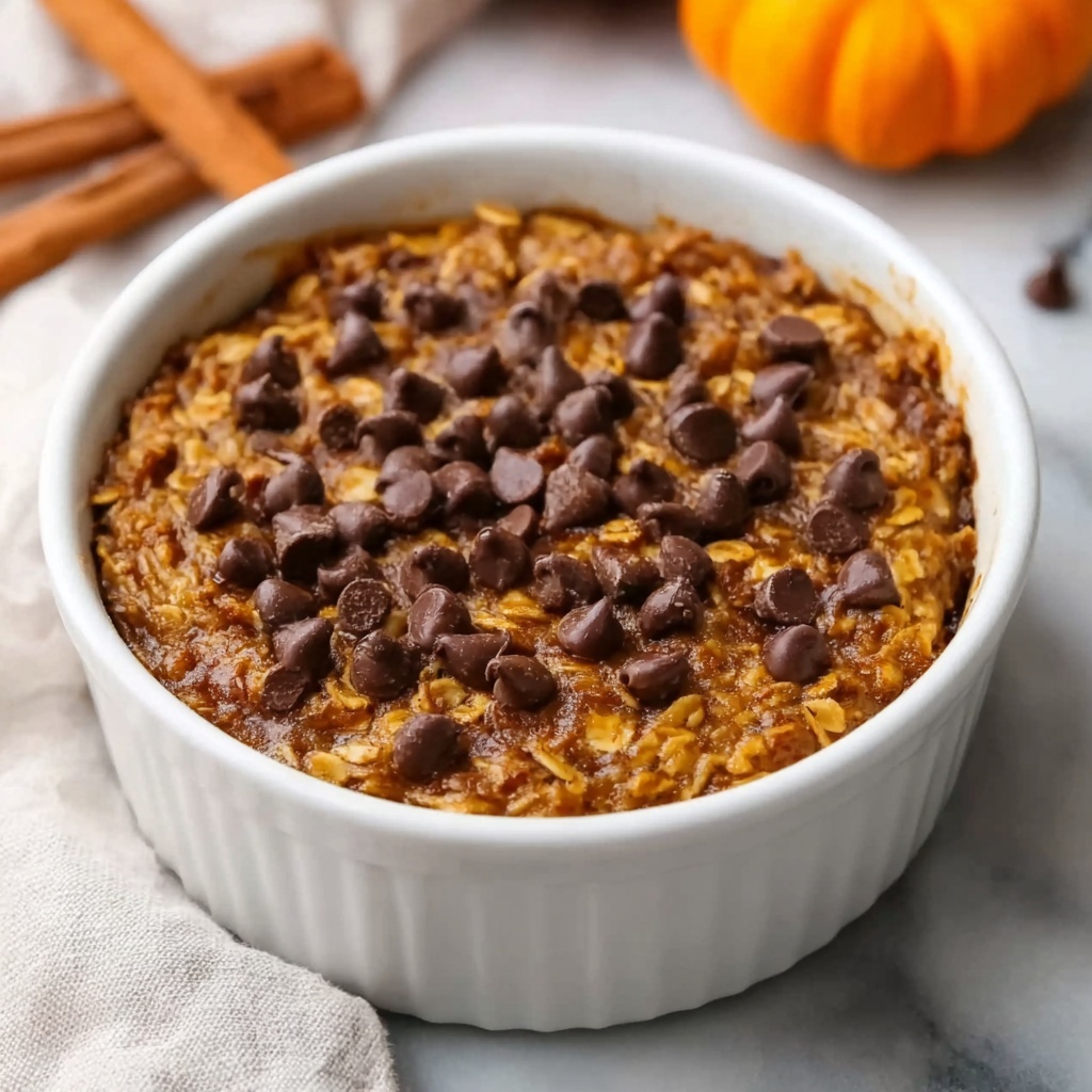 Pumpkin Baked Oats (Single Serve) Recipe - Recipe Image