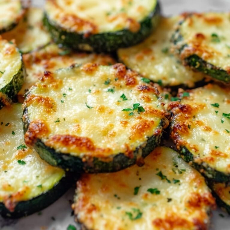 Crispy Parmesan Zucchini Rounds Recipe
