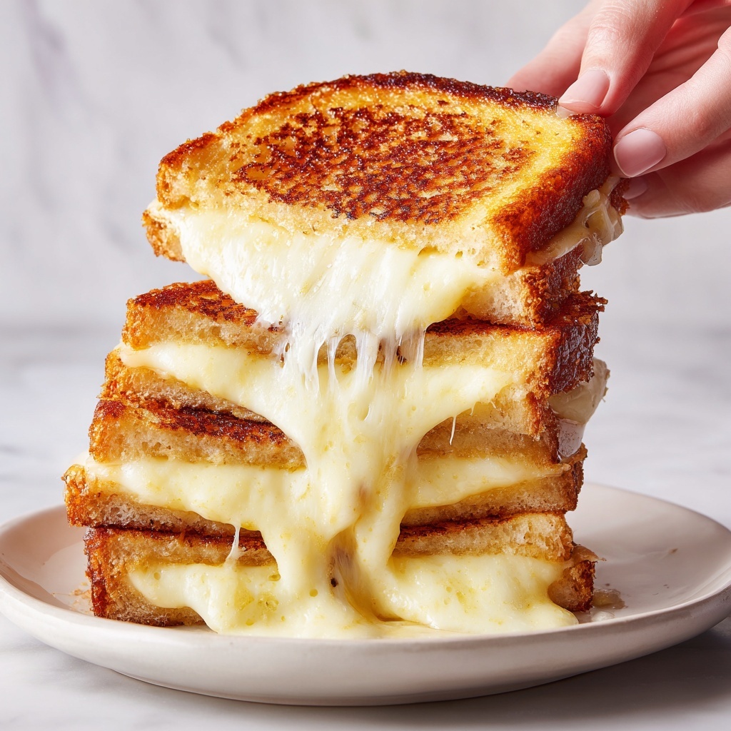 Spaghetti Grilled Cheese with Bolognese and Mozzarella Recipe - Recipe Image