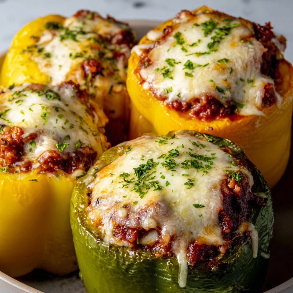 Stuffed Bell Peppers with Cheese Recipe - Recipe Image