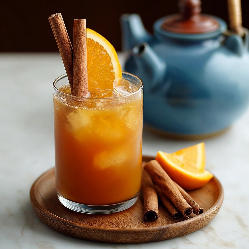 Orange Cinnamon Iced Tea Recipe - Recipe Image