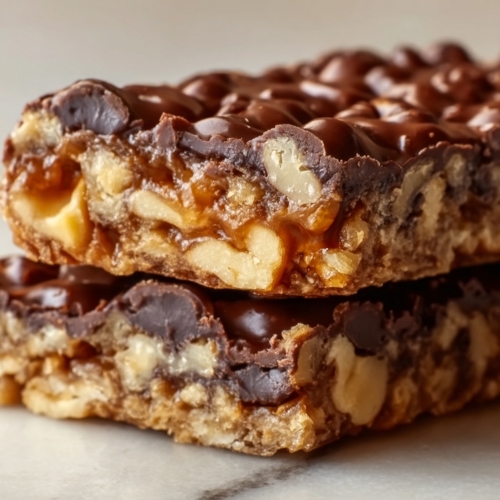 Homemade Crunch Bars Recipe - Recipe Image