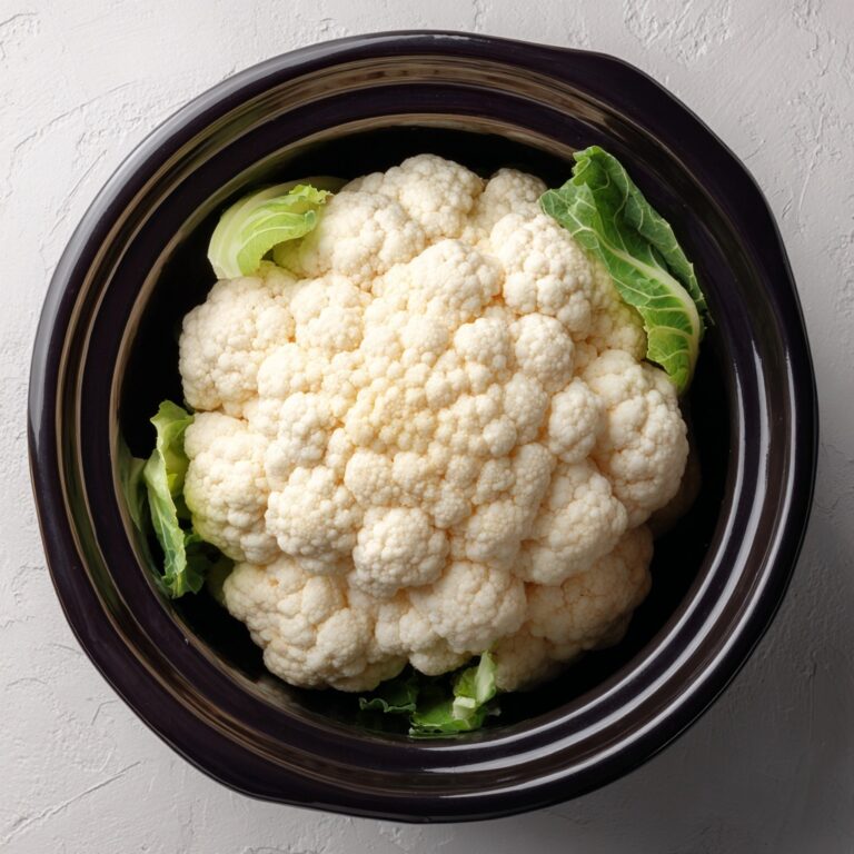 Whole Slow-Cooked Cauliflower Recipe