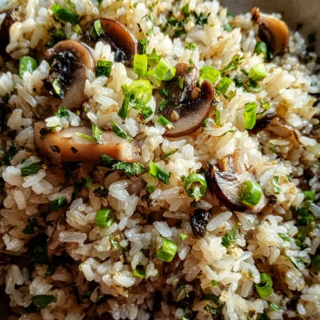 Mushroom Rice Recipe - Recipe Image