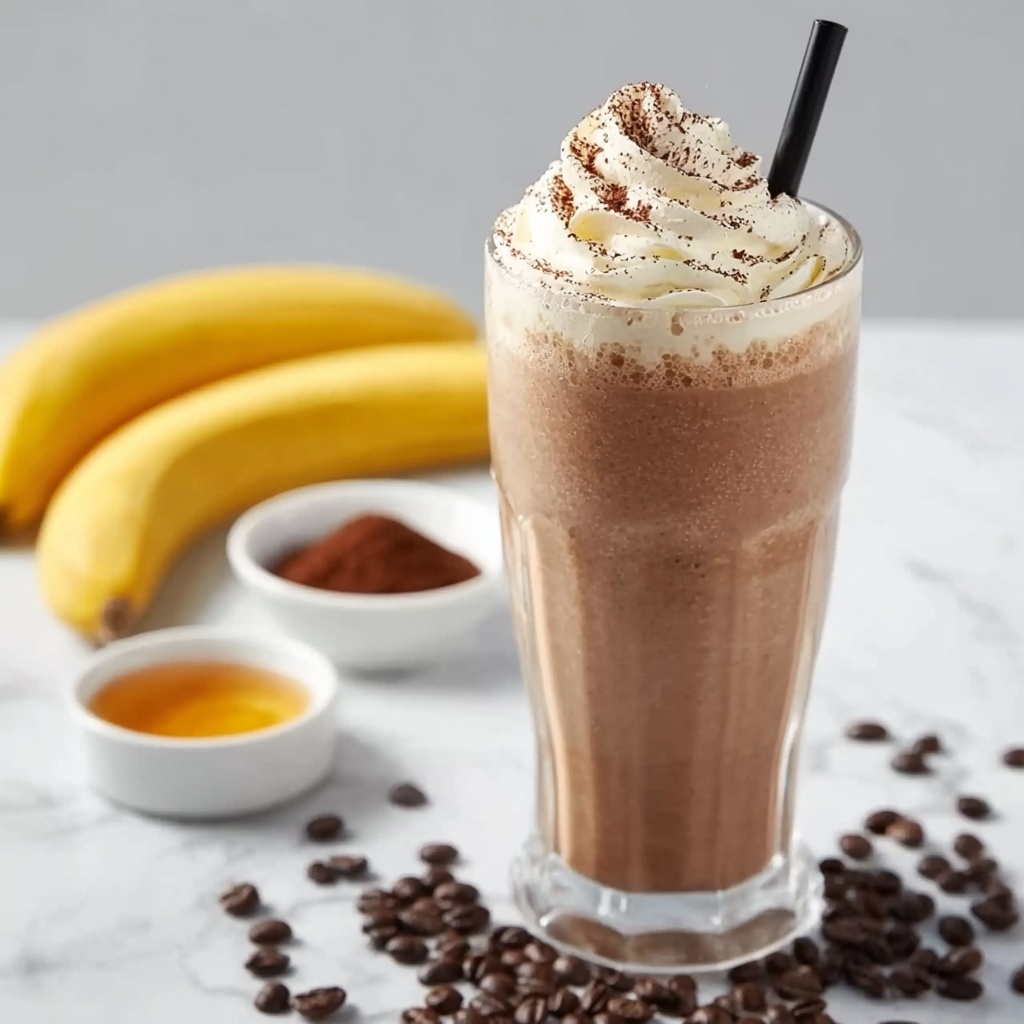 Coffee Banana Cacao Smoothie Recipe - Recipe Image