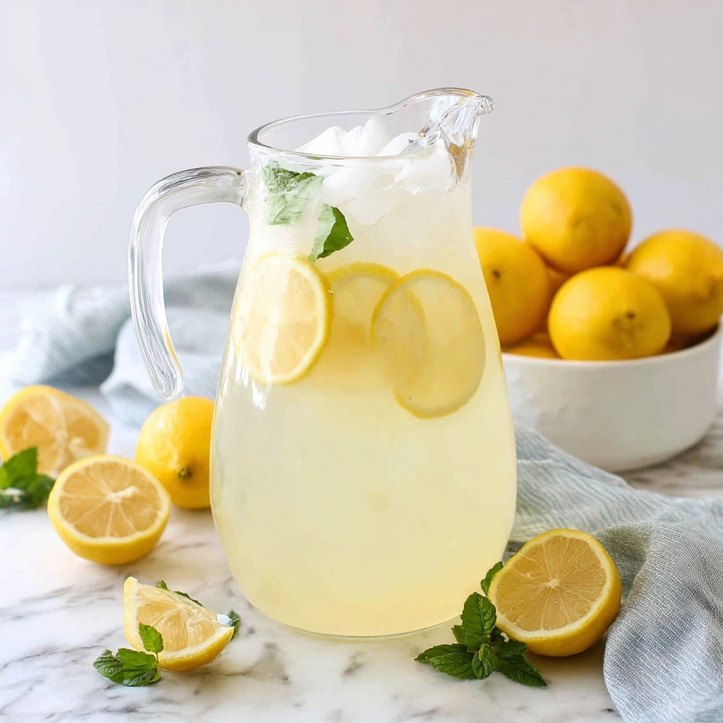 Refreshing Homemade Lemonade Recipe - Recipe Image