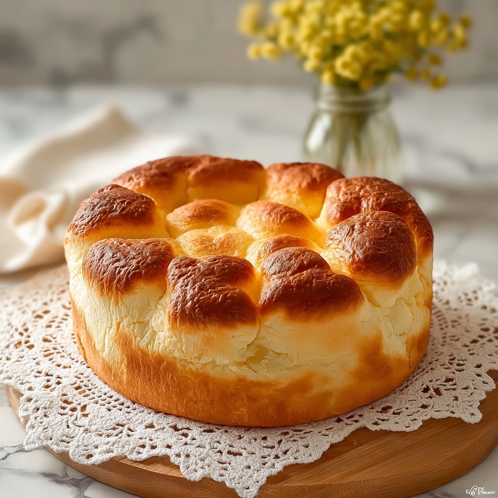 Fluffy Keto Cottage Cheese Cloud Bread for Guilt-Free Snacking Recipe - Recipe Image