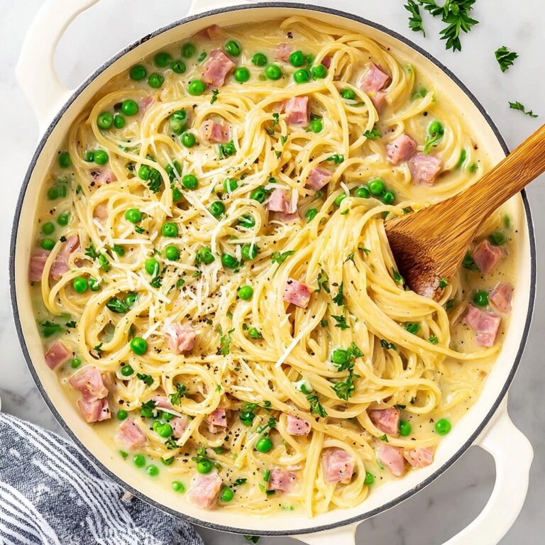One Pot Ham and Pea Pasta Recipe
